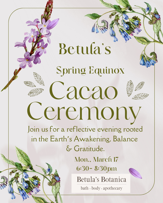 Cacao Ceremony for Spring Equinox