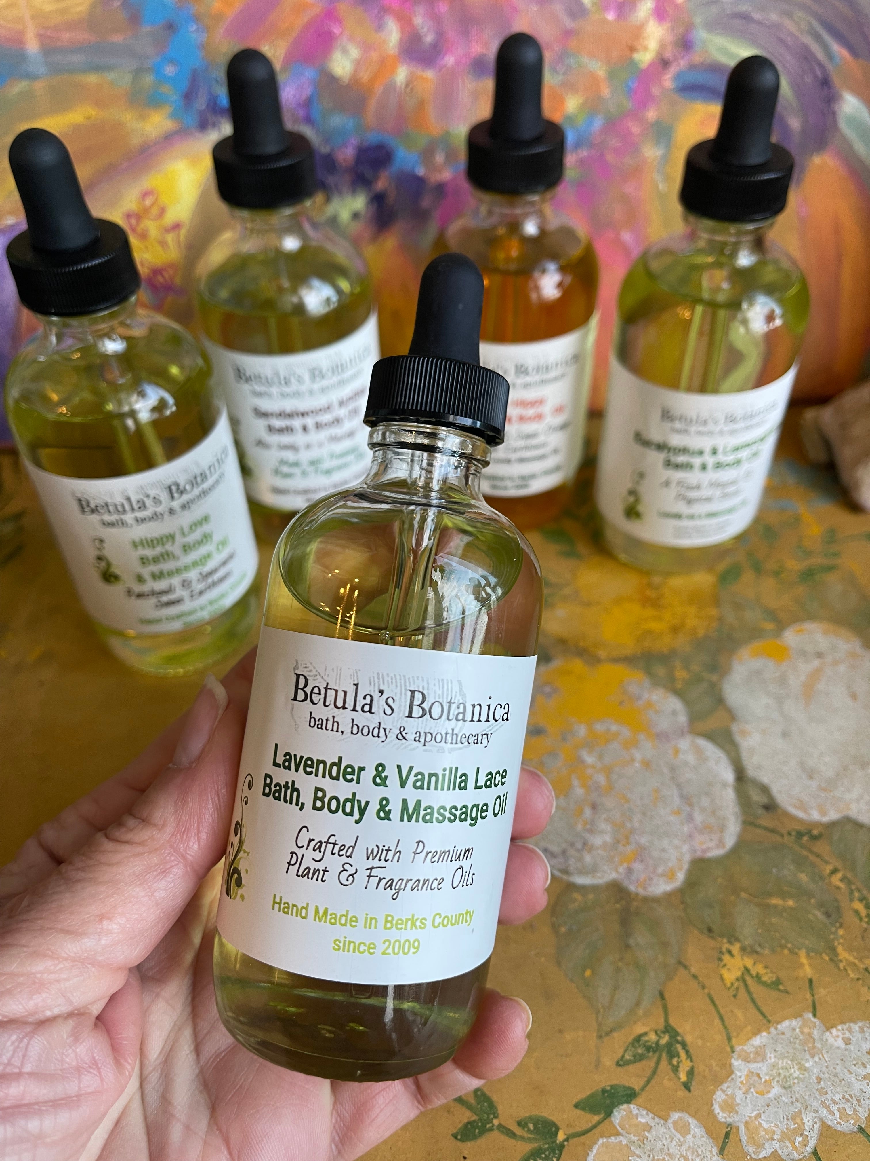 Bath & Body Oils – Betula's Botanica