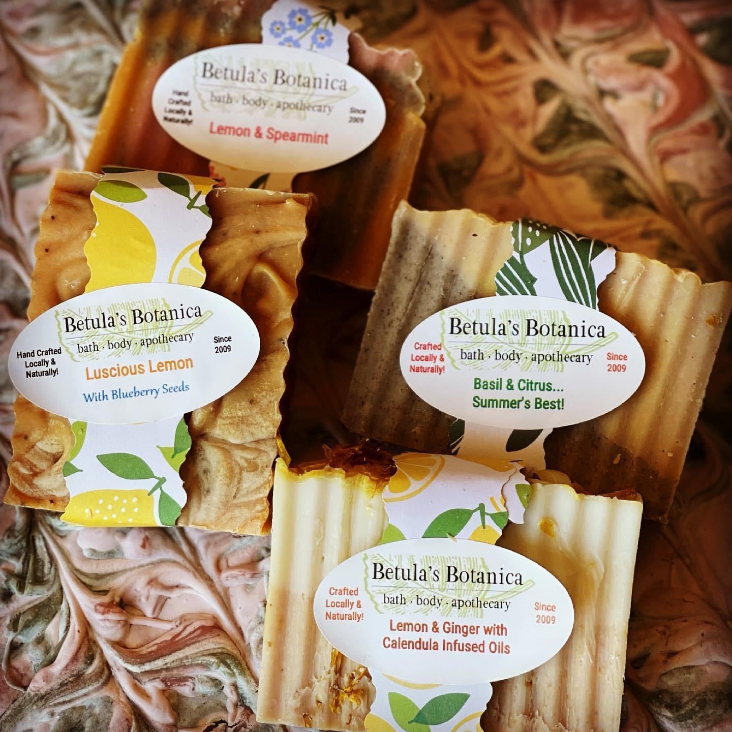 Lemon & Ginger with infused Calendula Soap