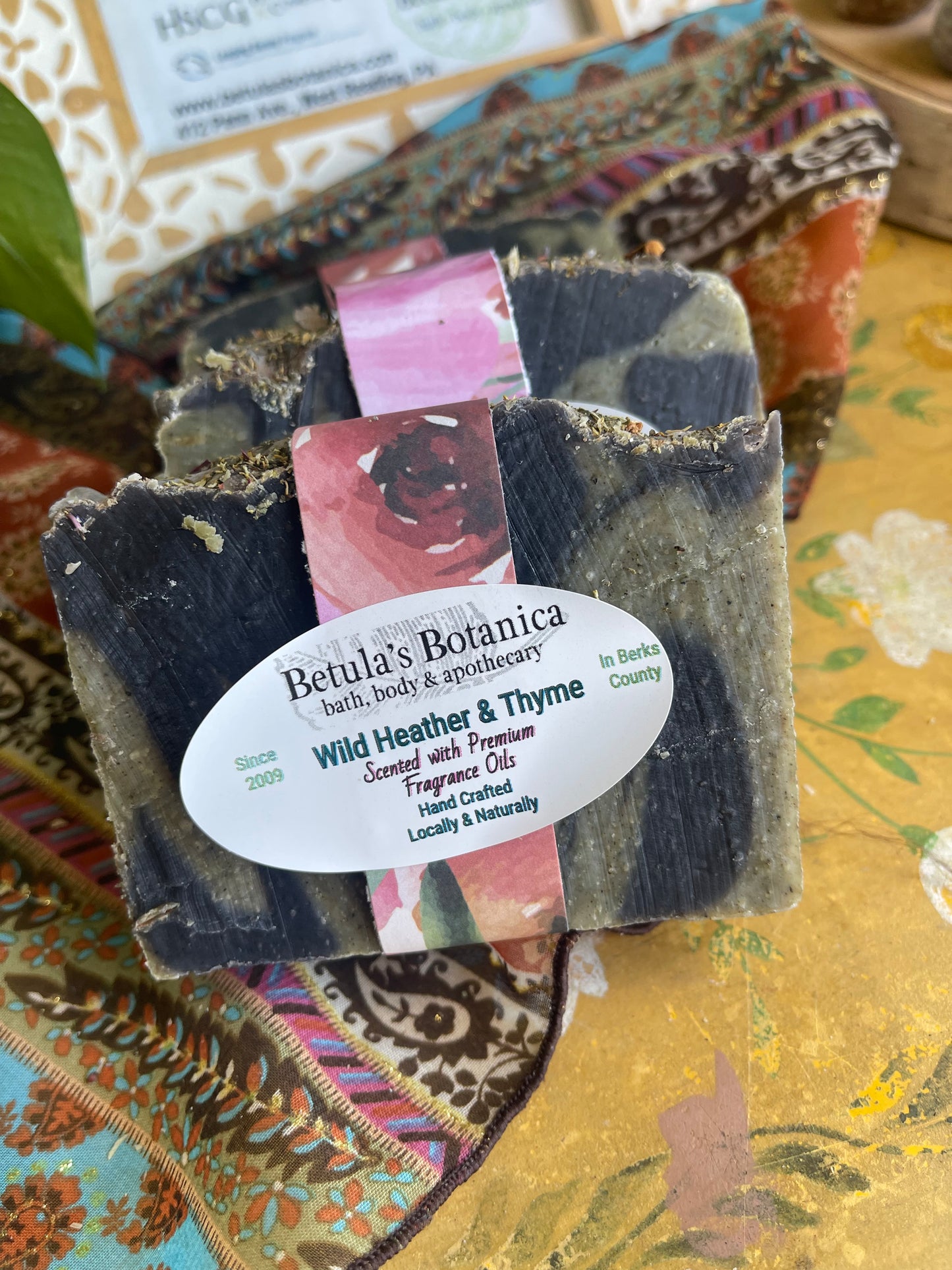 Wild Heather & Thyme Soap