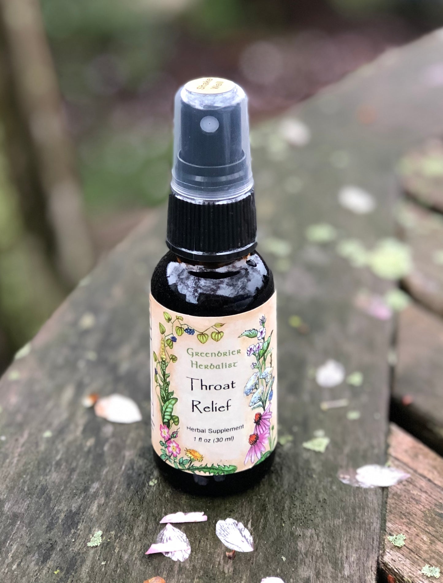 Greenbrier Herbal Throat Relief Spray