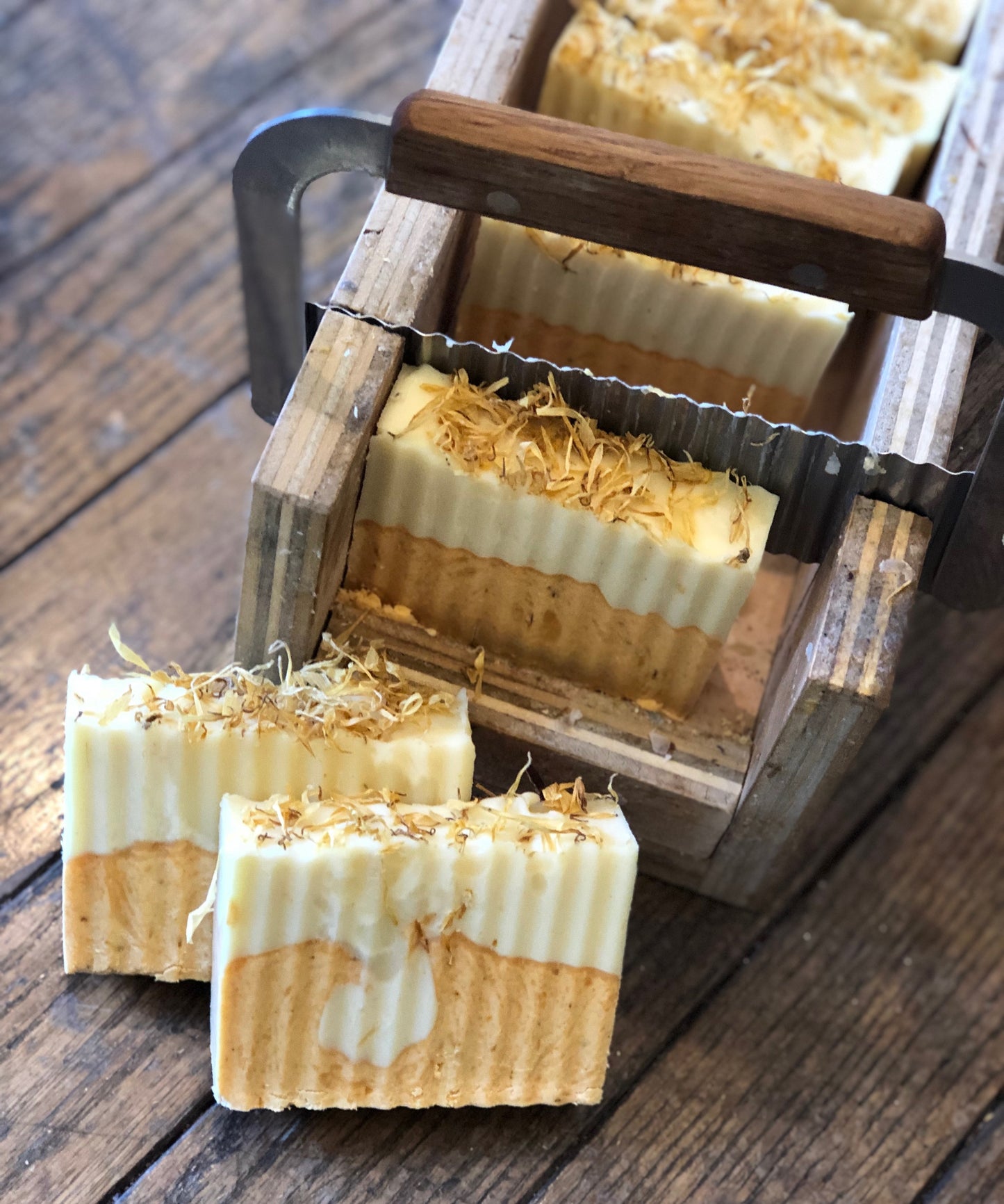 Lemon & Ginger with infused Calendula Soap