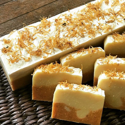 Lemon & Ginger with infused Calendula Soap