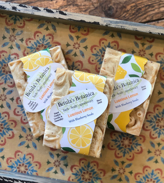 Luscious Lemon Exfoliating Soap