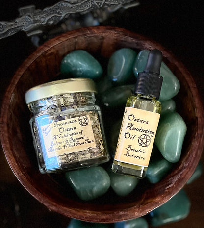 Sabbat Incensum Ostara, Anointing Oil, & Sacred Bath Collection