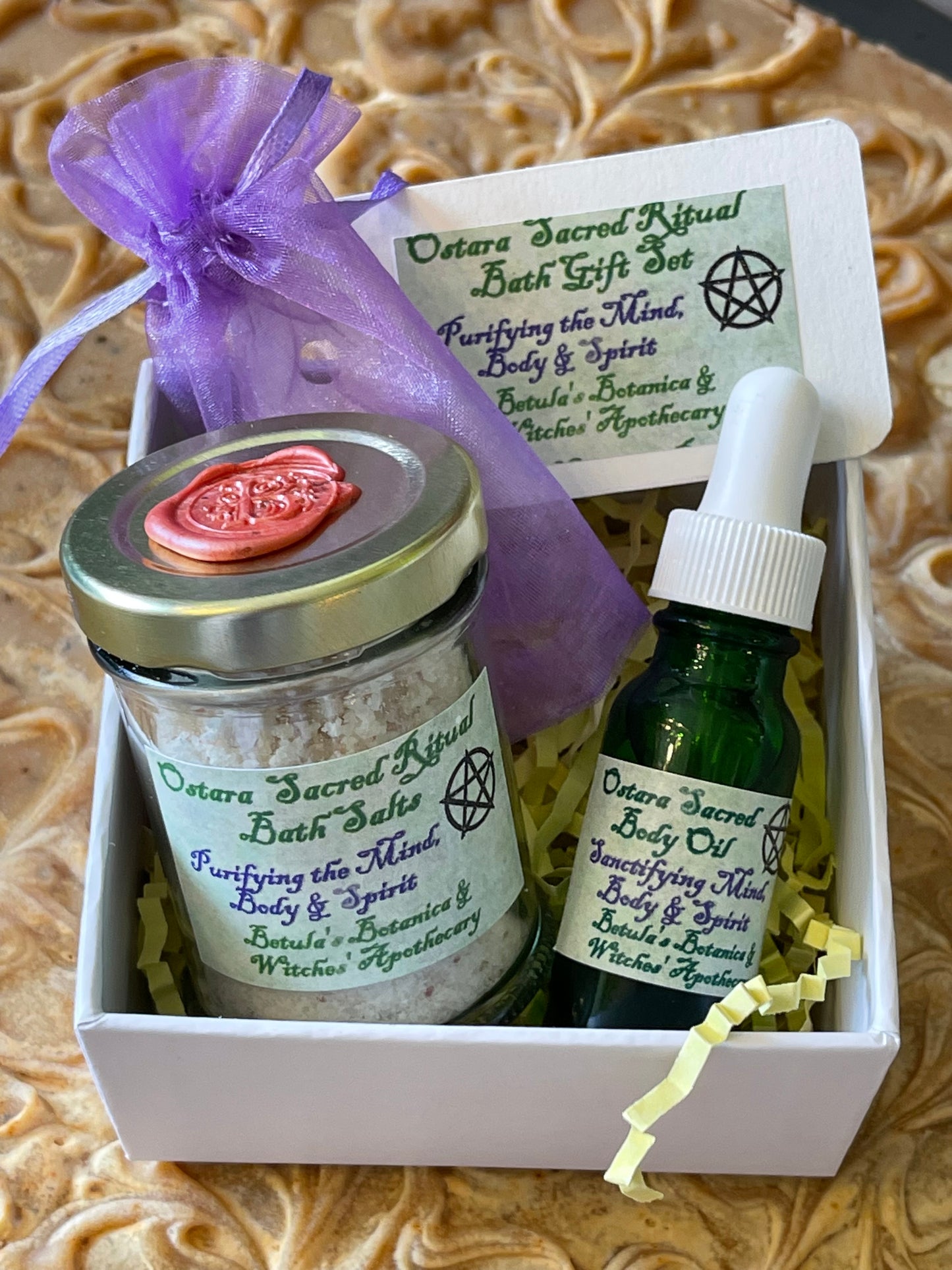 Sabbat Incensum Ostara, Anointing Oil, & Sacred Bath Collection