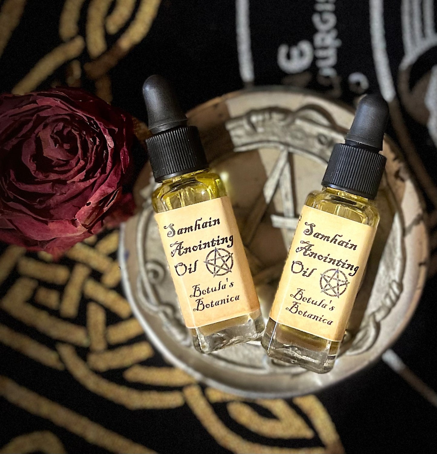 Sabbat Incensum Samhain, Anointing Oil, & Sacred Ritual Bath Sets