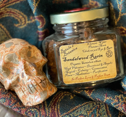 Resin ~ Sandalwood ~ Raises Vibrations, Calming, Devotional Magic